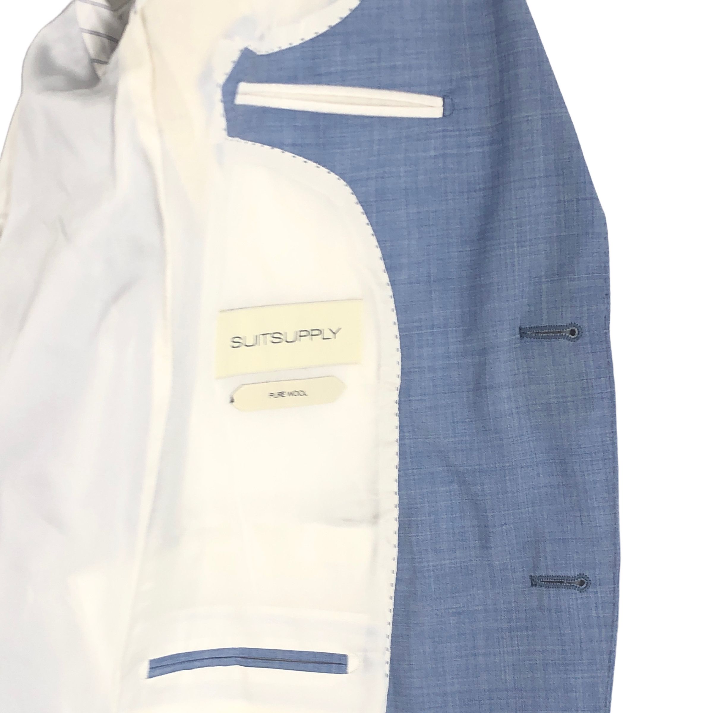 Suitsupply Lazio Single Breasted Wool Formal Suit UK/US:38 - W32 L29 Size 38S - 12 Thumbnail