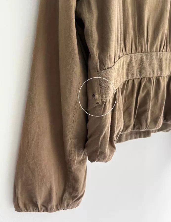 Maison Margiela Maison Margiela Vtg Milk-Tan Distressed Jacket Size XS / US 0-2 / IT 36-38 - 5 Thumbnail