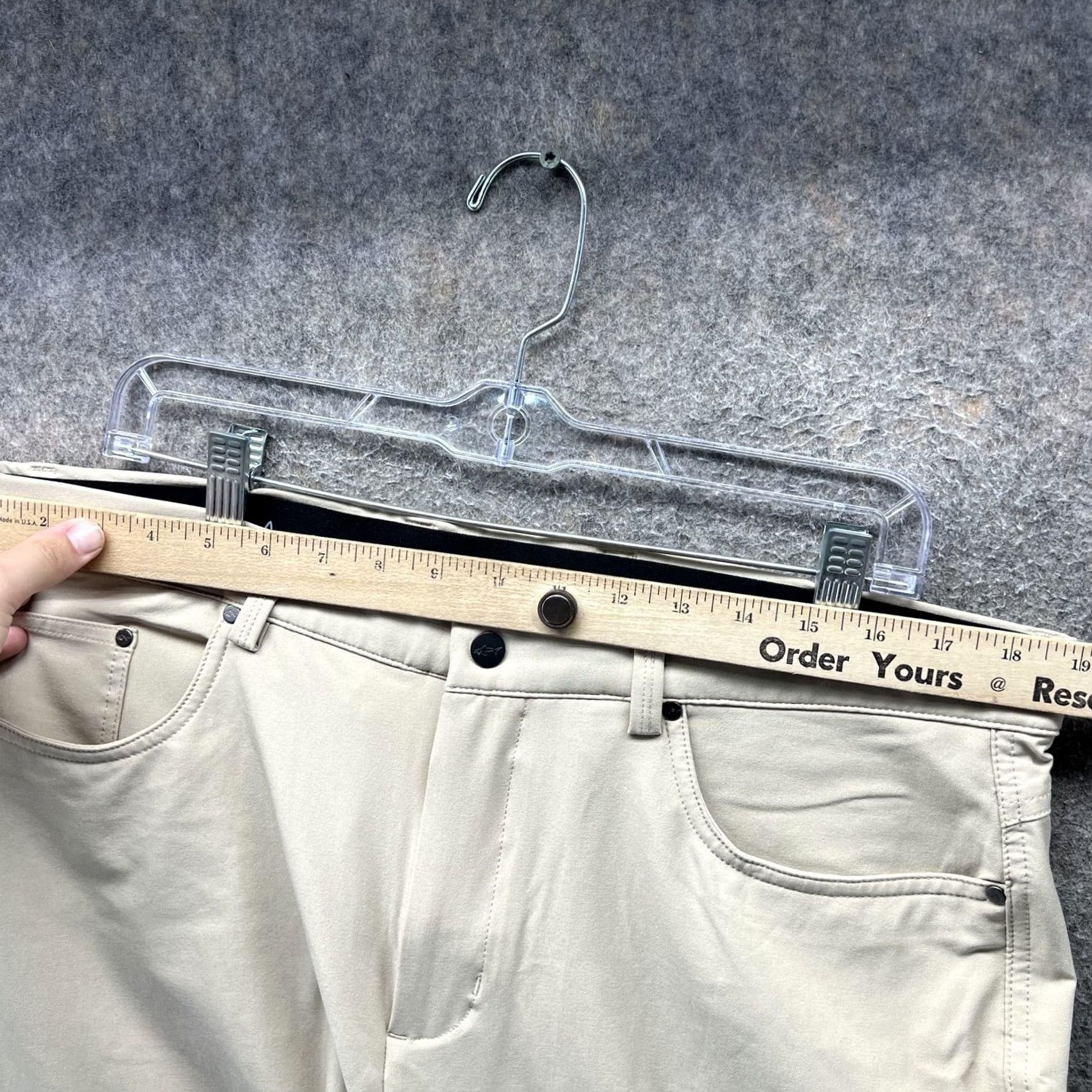 Vintage Greg Norman Pants Mens 38 Khaki 5 Pocket Stretch Golf Casual Lightweight Pants Mens 38 Khaki Beige Golf Casual Mens 38 Size US 38 / EU 54 - 4 Thumbnail