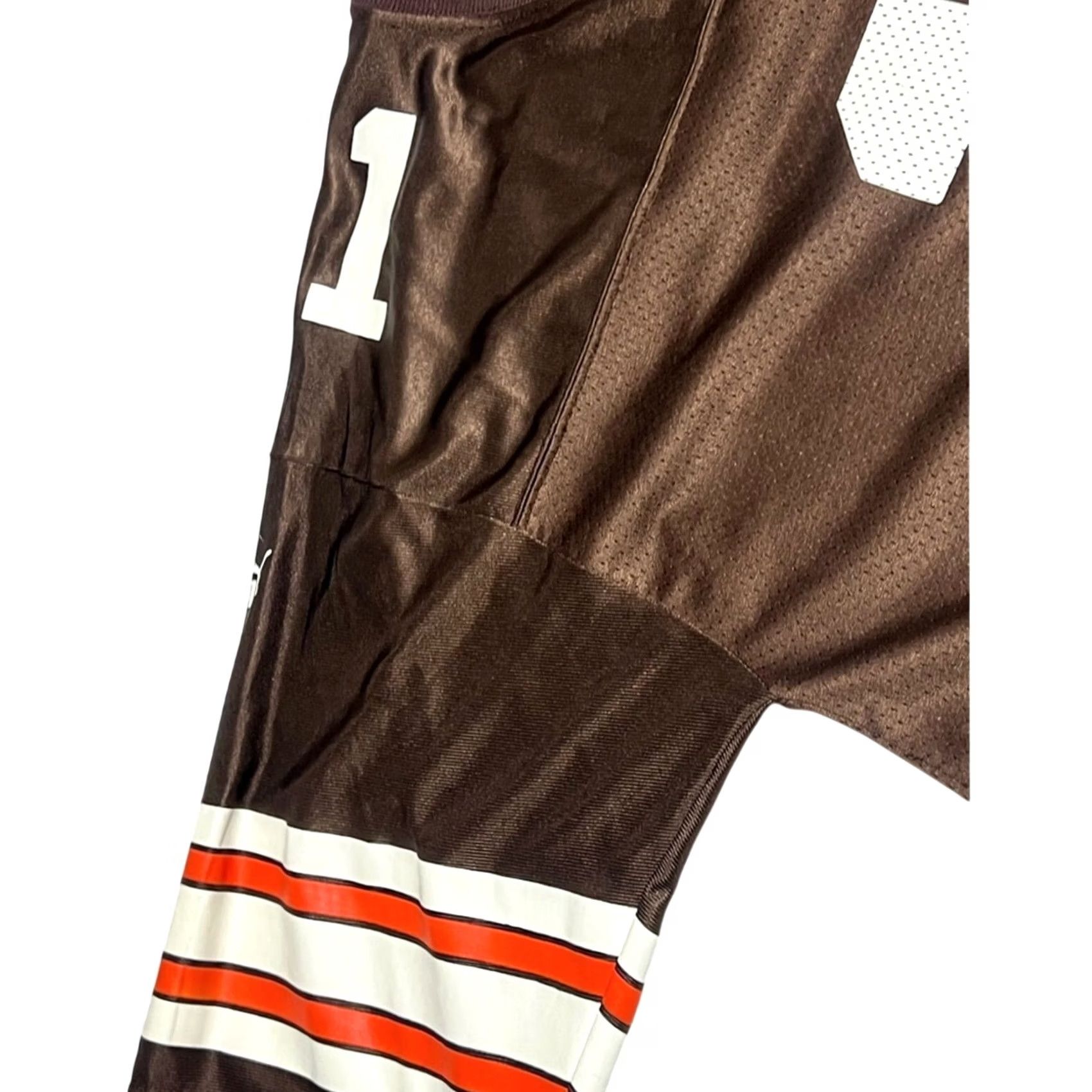 Puma PUMA Ty Detmer Browns Jersey NFL Orange Large Mens T-Shirt Cleveland Browns Football Jersey Mens Large Browns NFL Jersey Gray/Brown Size US L / EU 52-54 / 3 - 6 Thumbnail