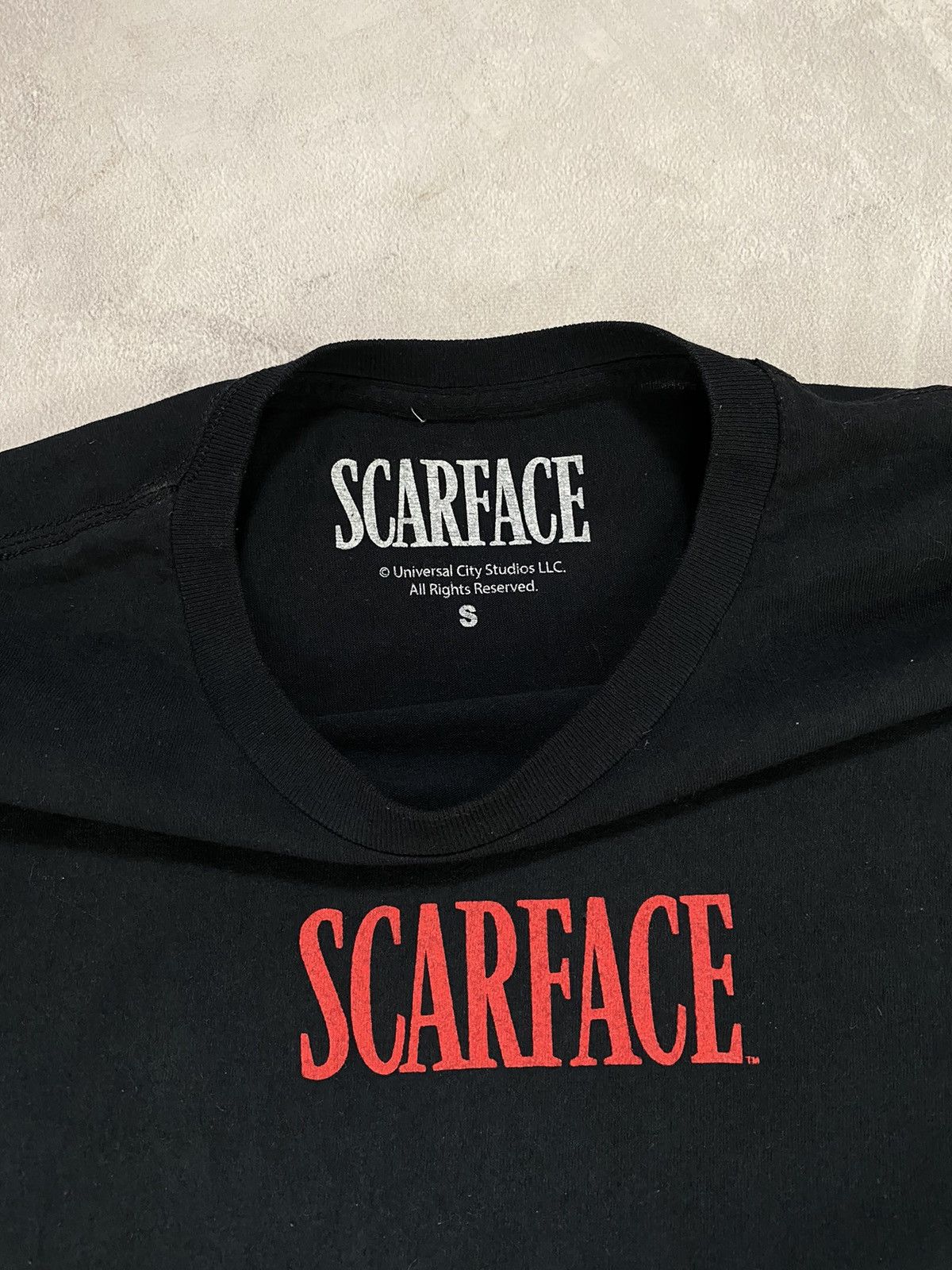 Band Tees Vintage T Shirt Scarface Tony Montana BIG Print Size US M / EU 48-50 / 2 - 4 Thumbnail