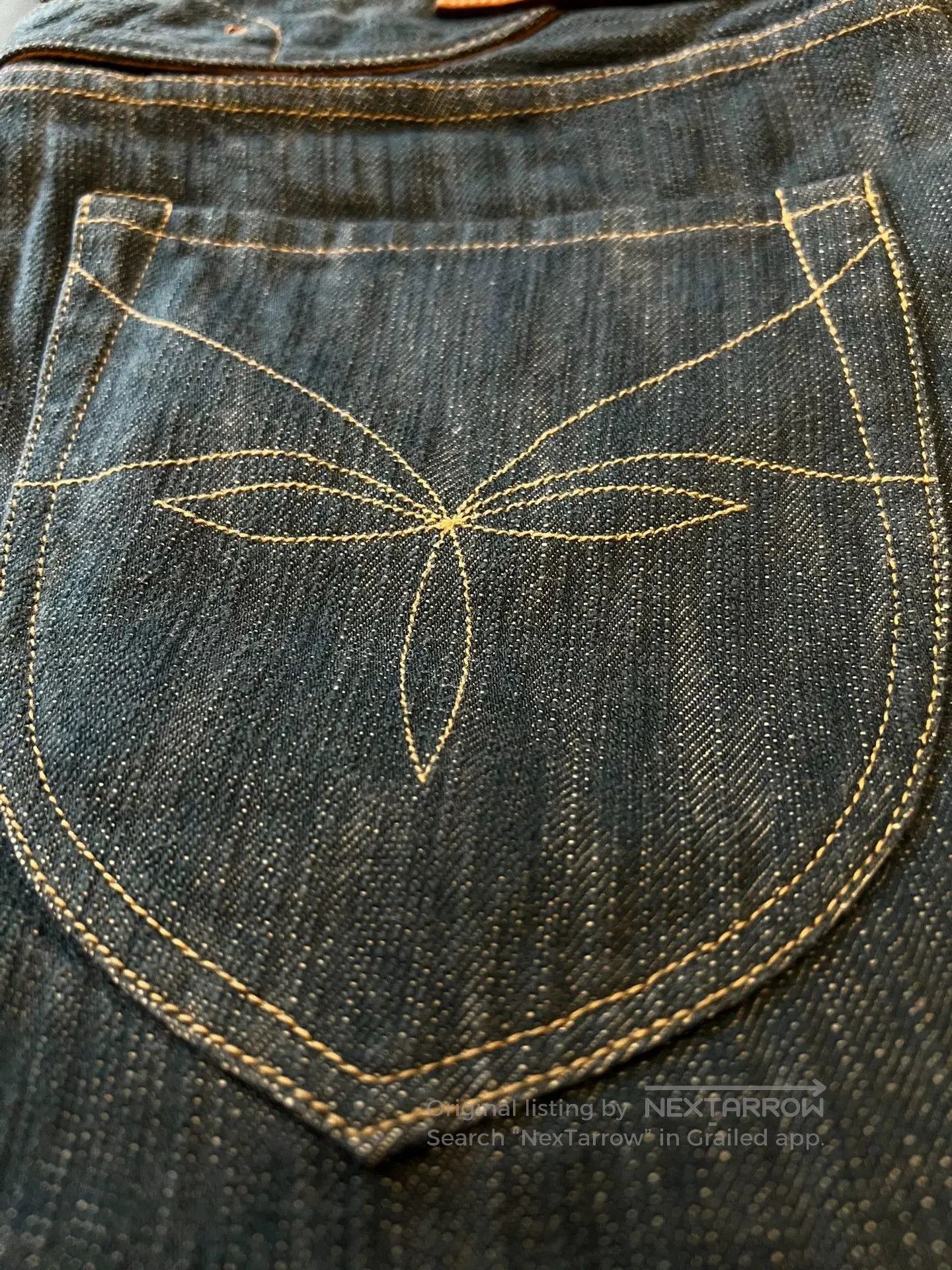 Companion Denim Companion Jan04KN Slubby Green Slim Straight Jeans. Size US 33 - 8 Thumbnail