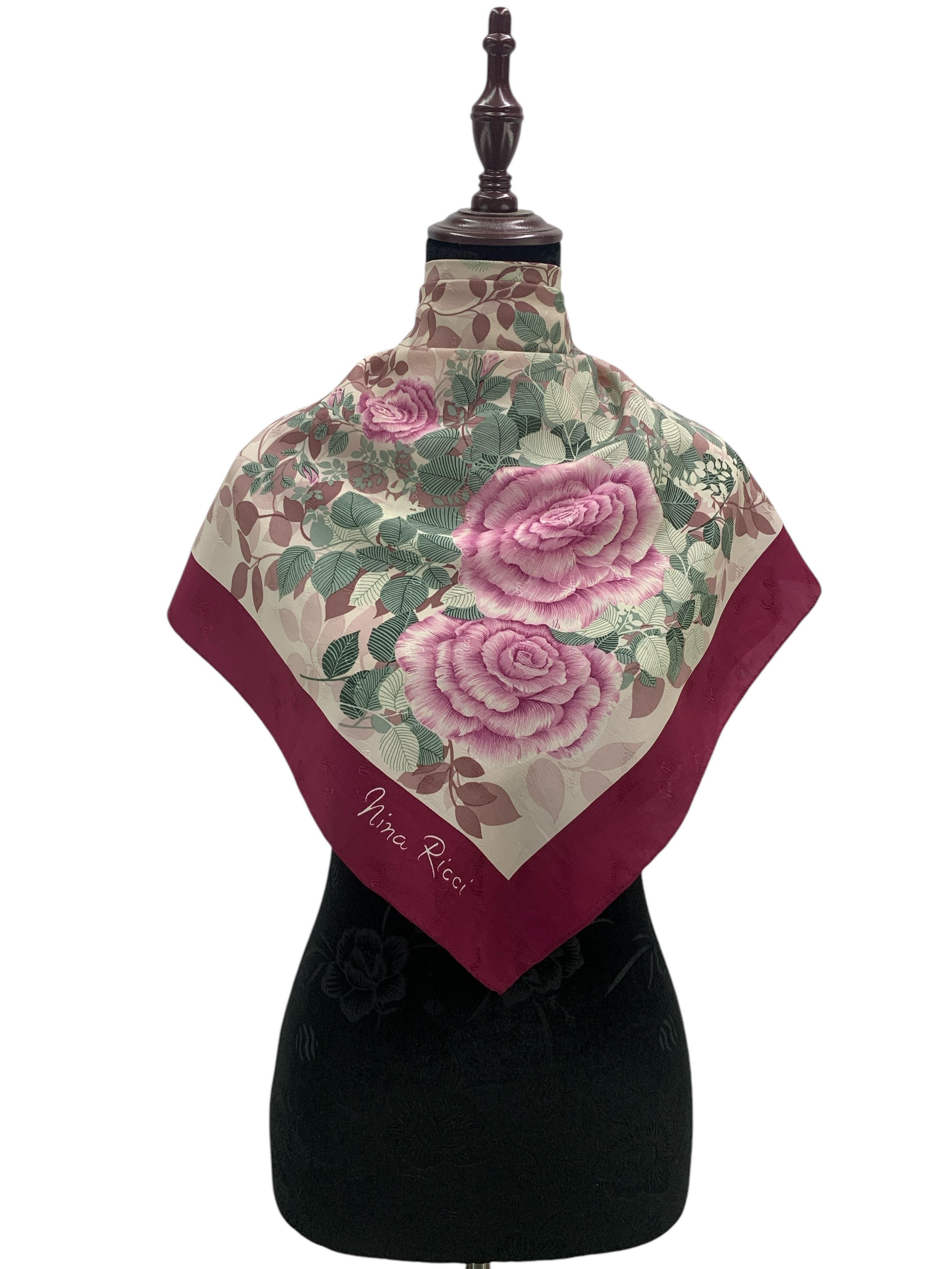 Vintage Nina Ricci Silk Scarf Neckwear SCA2130