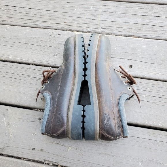 SKECHERS × Vintage Vintage 90s y2k Skechers Bratz Brown Oiled Leather Oxfords Size US 11 / EU 44 - 2 Thumbnail