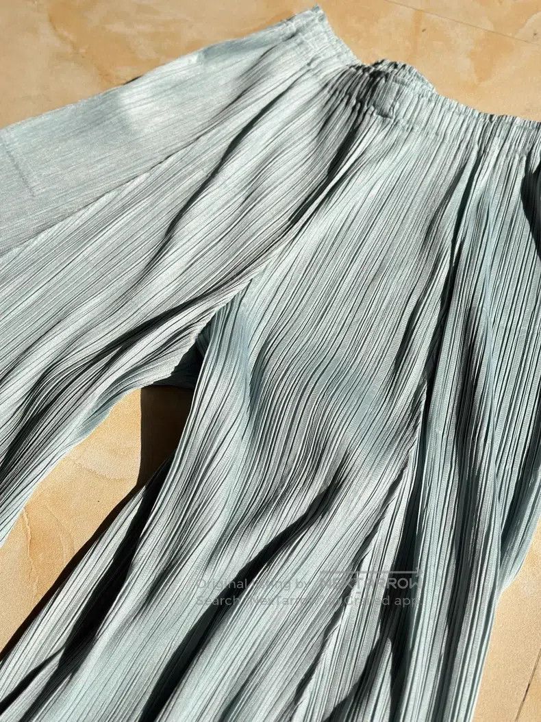 Issey Miyake Issey Miyake size:3 Blue Pants Size 31" - 3 Thumbnail