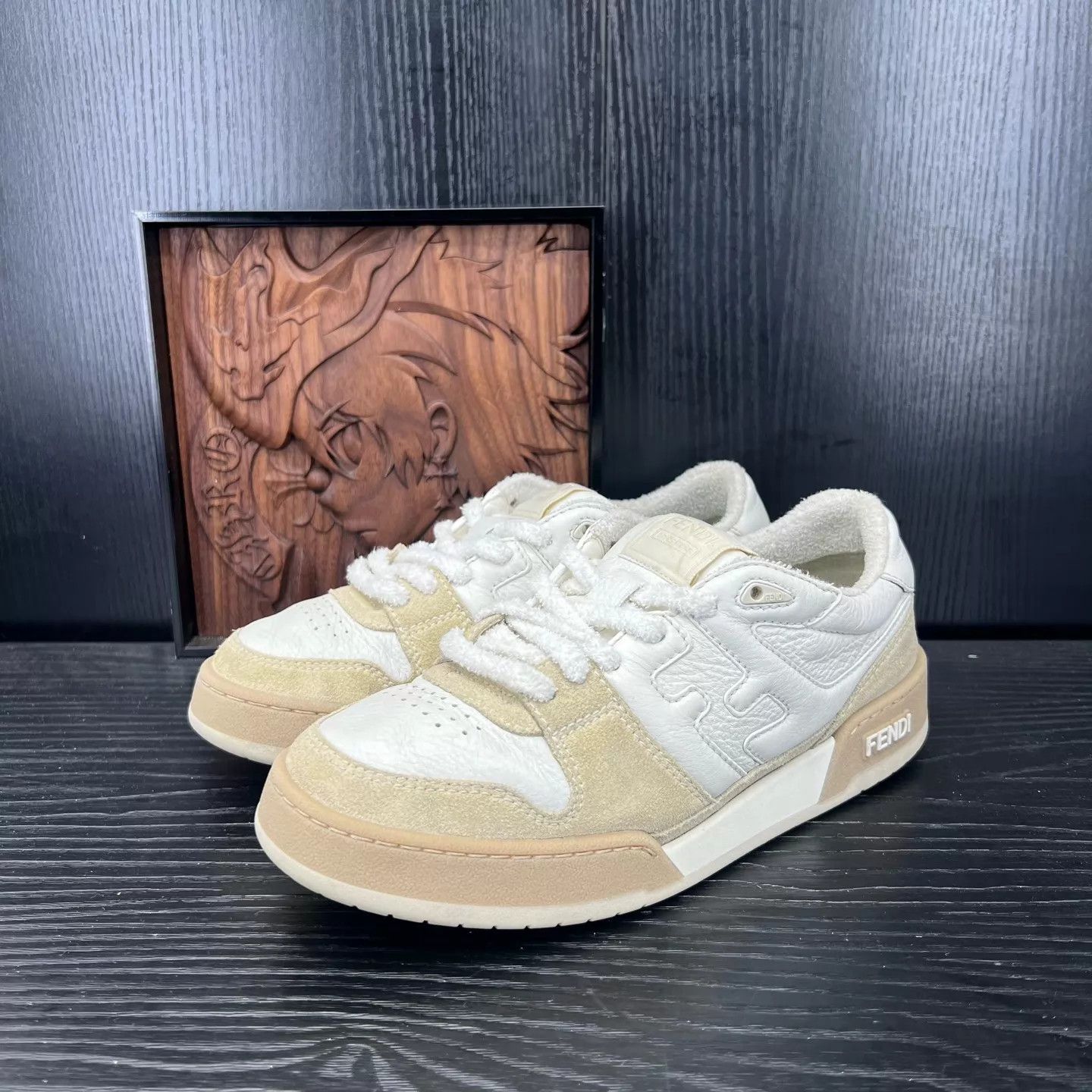 Fendi Fendi Match Gray & White 39 Boxed New Size US 8.5 / IT 38.5 - 1 Thumbnail