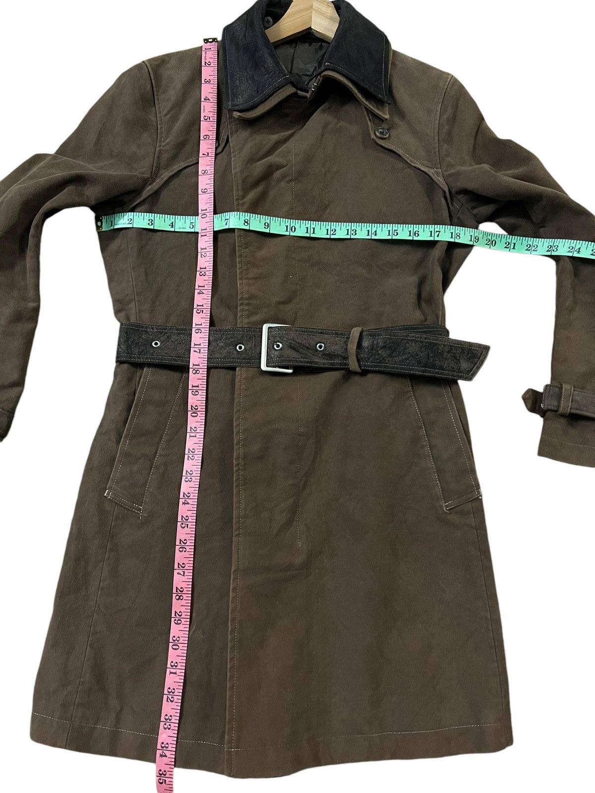 If Six Was Nine × Tornado Mart TORNADO MART MOLESKIN BELTED TRENCH COAT Size US S / EU 44-46 / 1 - 16 Thumbnail