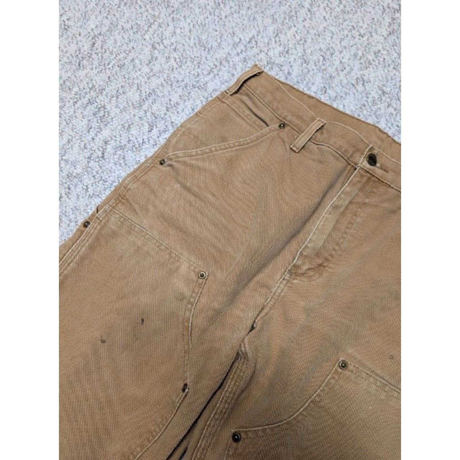 Carhartt Carhartt Pants Work Double Knee 34x30 Brown Mens 1990s vintage Y2K Mexico MEXICO Brown Size US 34 / EU 50 - 5 Thumbnail