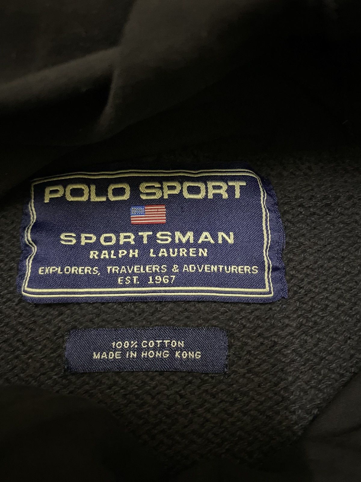 Polo Ralph Lauren VINTAGE POLO SPORT SPORTMAN ANORAK HYBRID KNiT Size US L / EU 52-54 / 3 - 9 Thumbnail