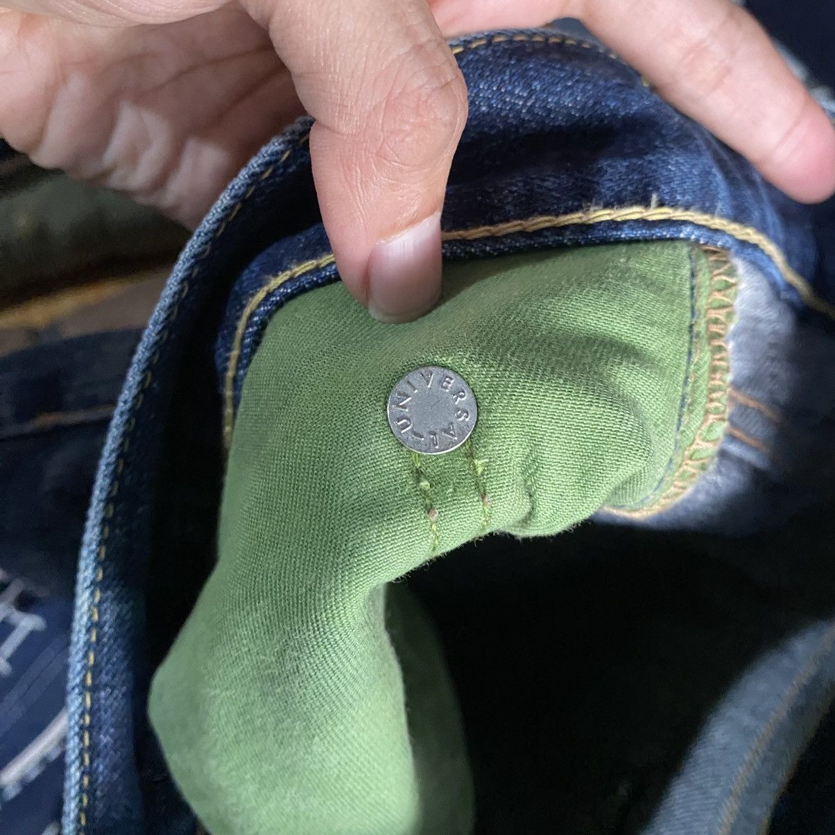 Bape Bape head crown jeans custom made boro sashiko Size US 38 / EU 54 - 14 Thumbnail