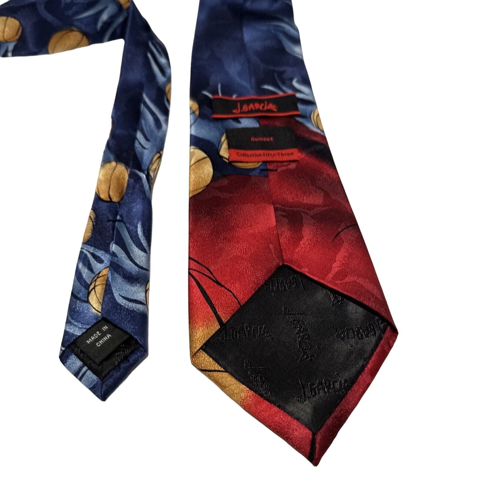 Other J. GARCIA Mens Silk NeckTie Collection FiftyThree Basketball Size ONE SIZE - 4 Thumbnail