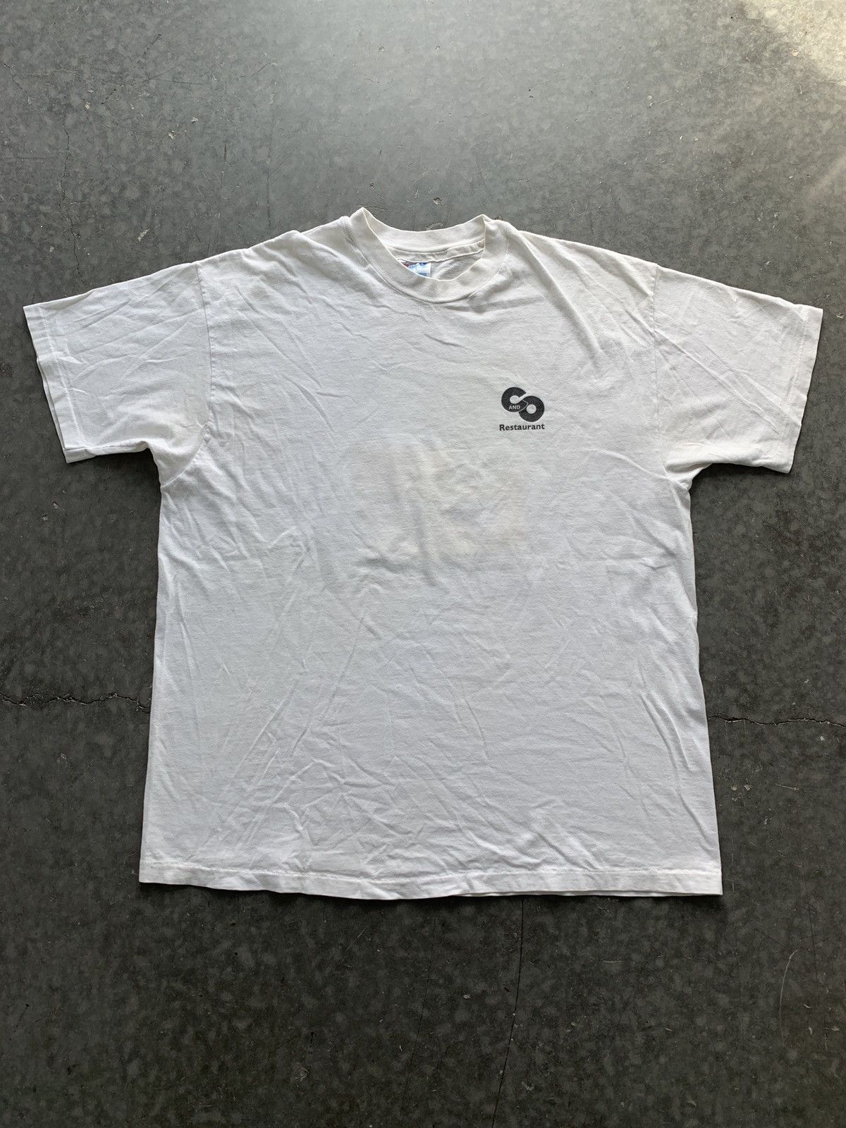 Hanes × Vintage Vintage 90s C & O Restaurant Graphic Tee Size US XL / EU 56 / 4 - 5 Thumbnail
