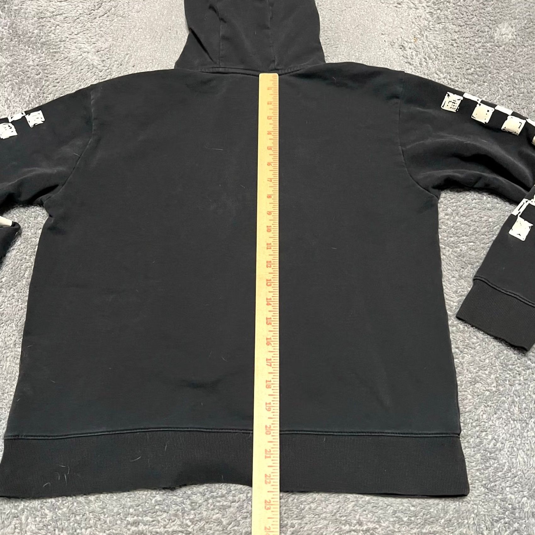 Vans Vans Hoodie Womens Medium Black skull unisex pullover checker Sweatshirt Size M / US 6-8 / IT 42-44 - 6 Thumbnail