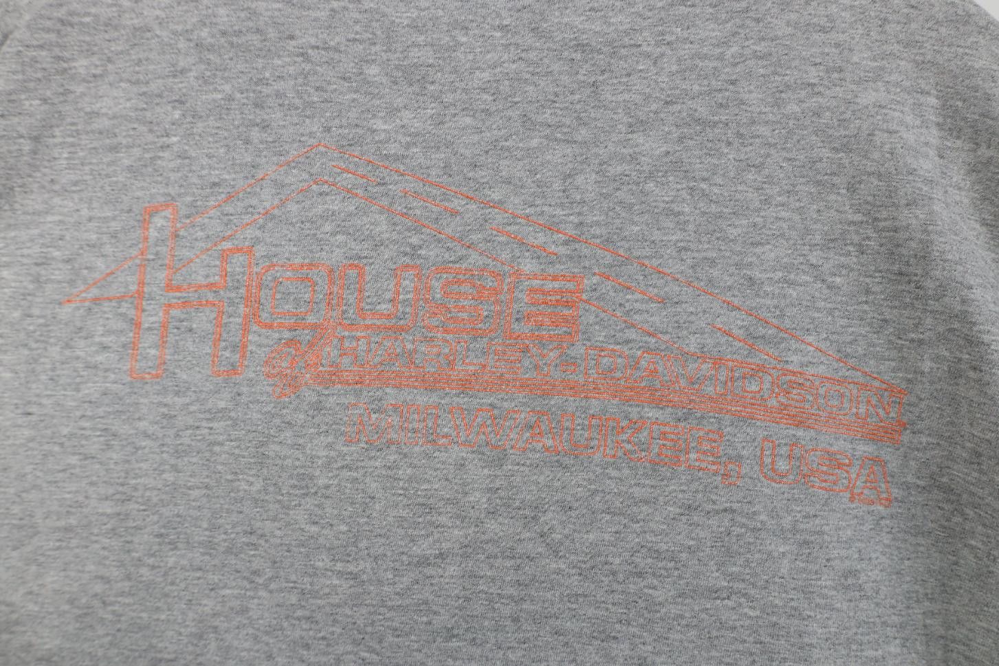 Harley Davidson Vintage Y2K 2003 Harley Davidson 100 Years T-Shirt Gray USA Size US XL / EU 56 / 4 - 10 Thumbnail