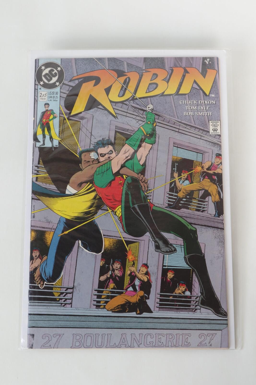 DC Comics 91' DC Comics Robin The Adventure Begins Part 1-5 Comics Size ONE SIZE - 8 Thumbnail