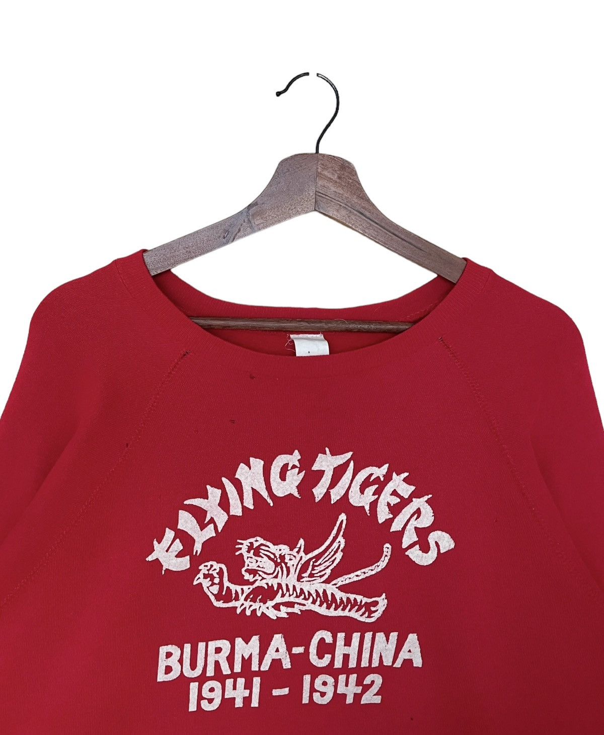Vintage Vintage Army Flying Tigers Sweatshirt 1960s Size US L / EU 52-54 / 3 - 9 Thumbnail
