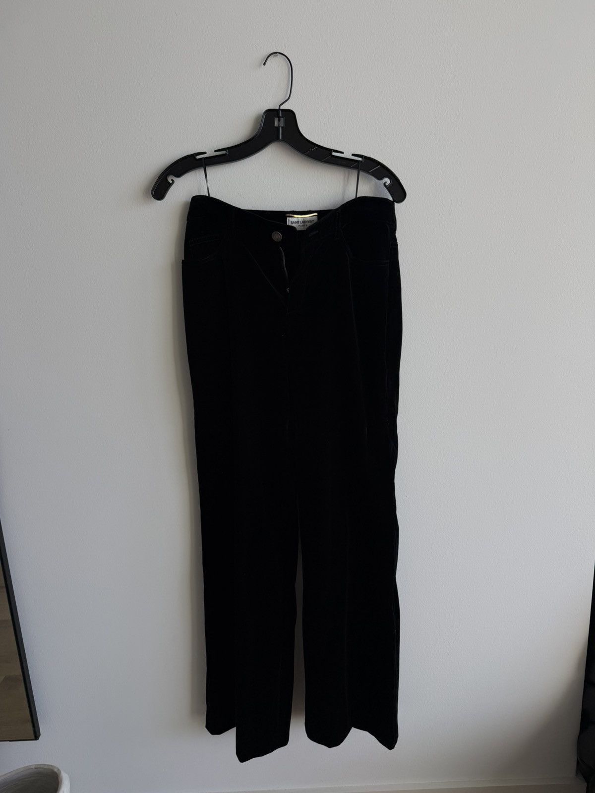Saint Laurent Paris Hedi Velvet Denim YSL Pants Size US 29 - 2 Thumbnail