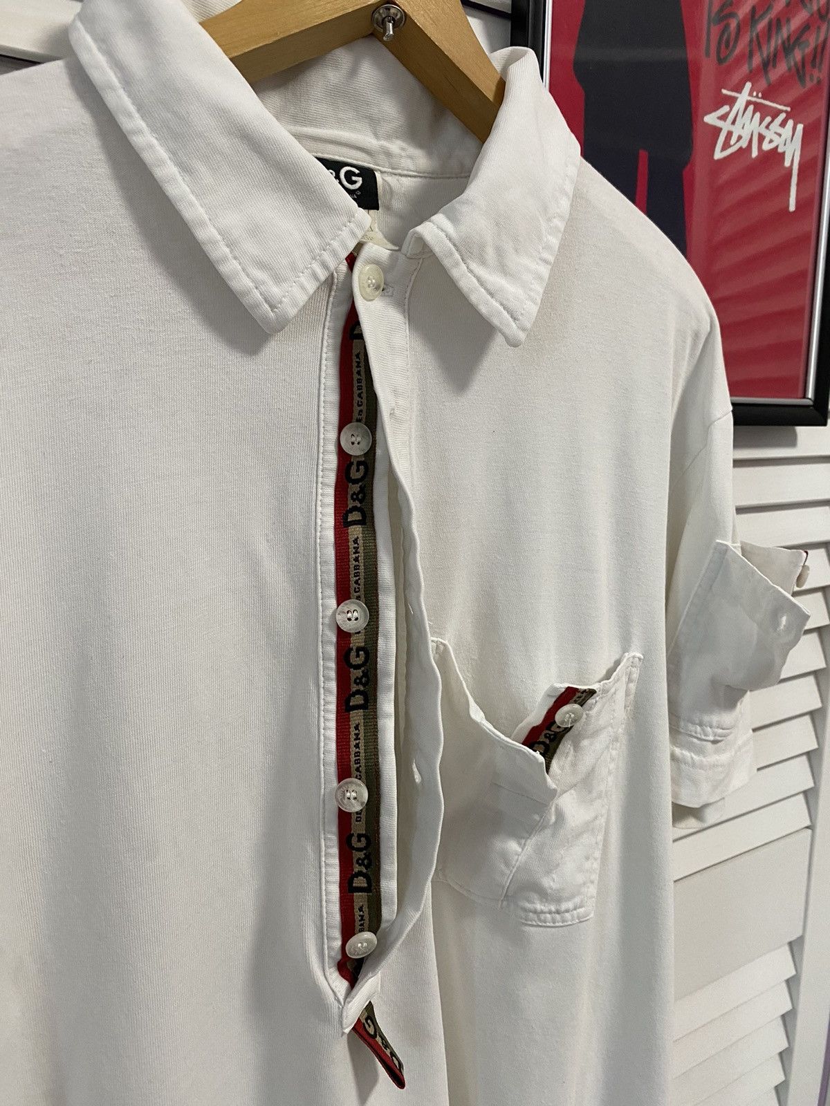 Dolce & Gabbana × Vintage Vintage Shirt Polo Dolce Gabbana Multi pocket Monogrammed Size US M / EU 48-50 / 2 - 4 Thumbnail