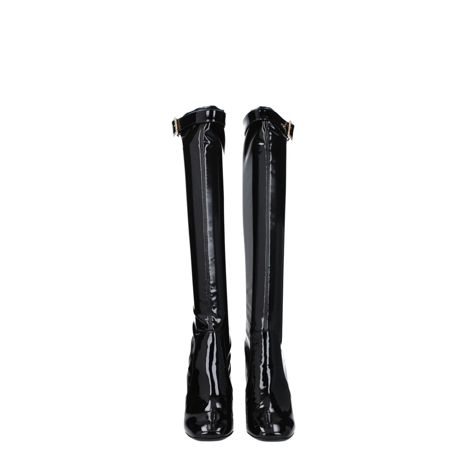 Saint Laurent Paris ob1o1e1124 Patent Leather Boots in Black Size US 6 / IT 36 - 3 Thumbnail