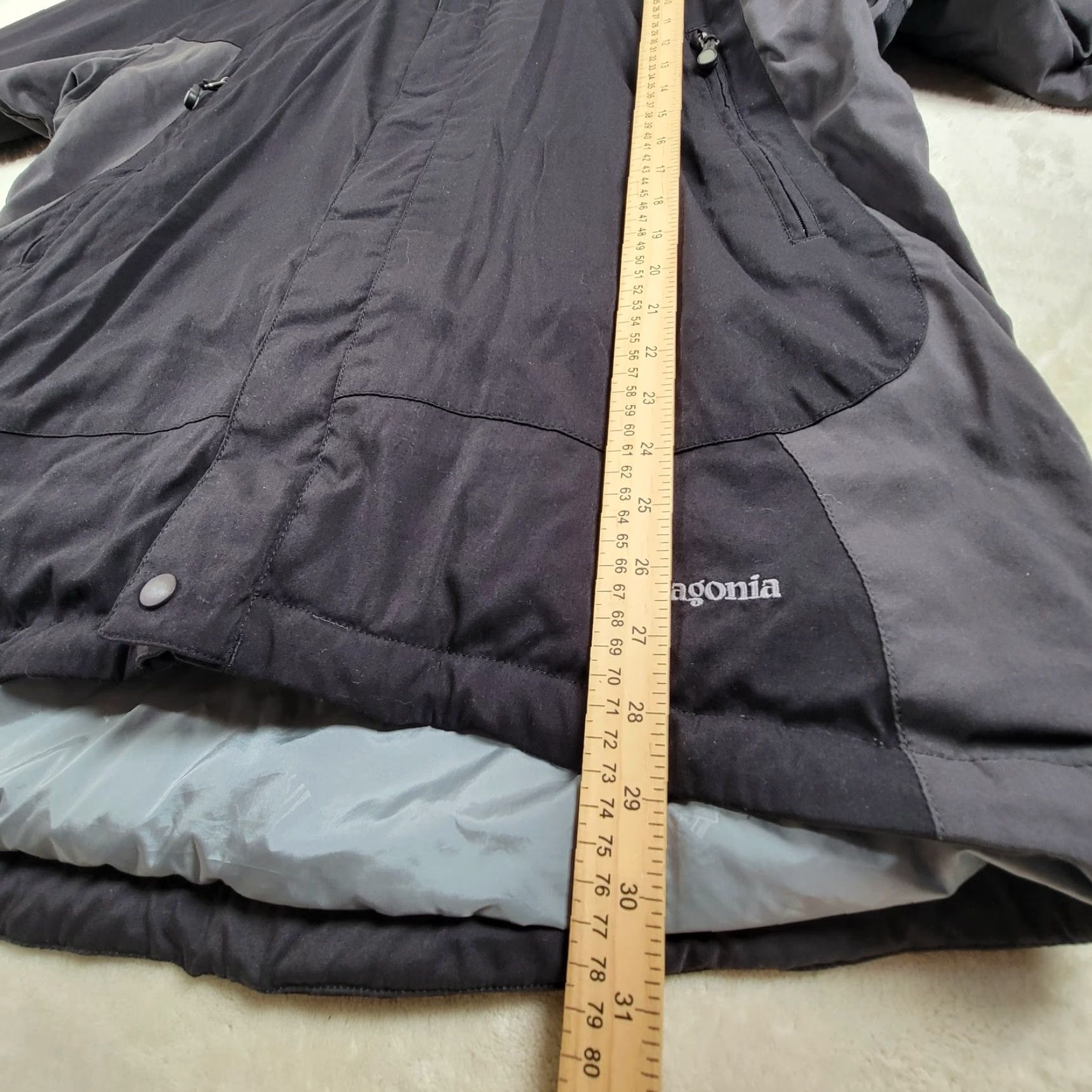 Patagonia VINTAGE Patagonia Jacket Men Large Gravity Black Hooded Zip Pockets Ski - 90s Outdoor Street Style Parka Winter Fall Spring Size US L / EU 52-54 / 3 - 5 Thumbnail