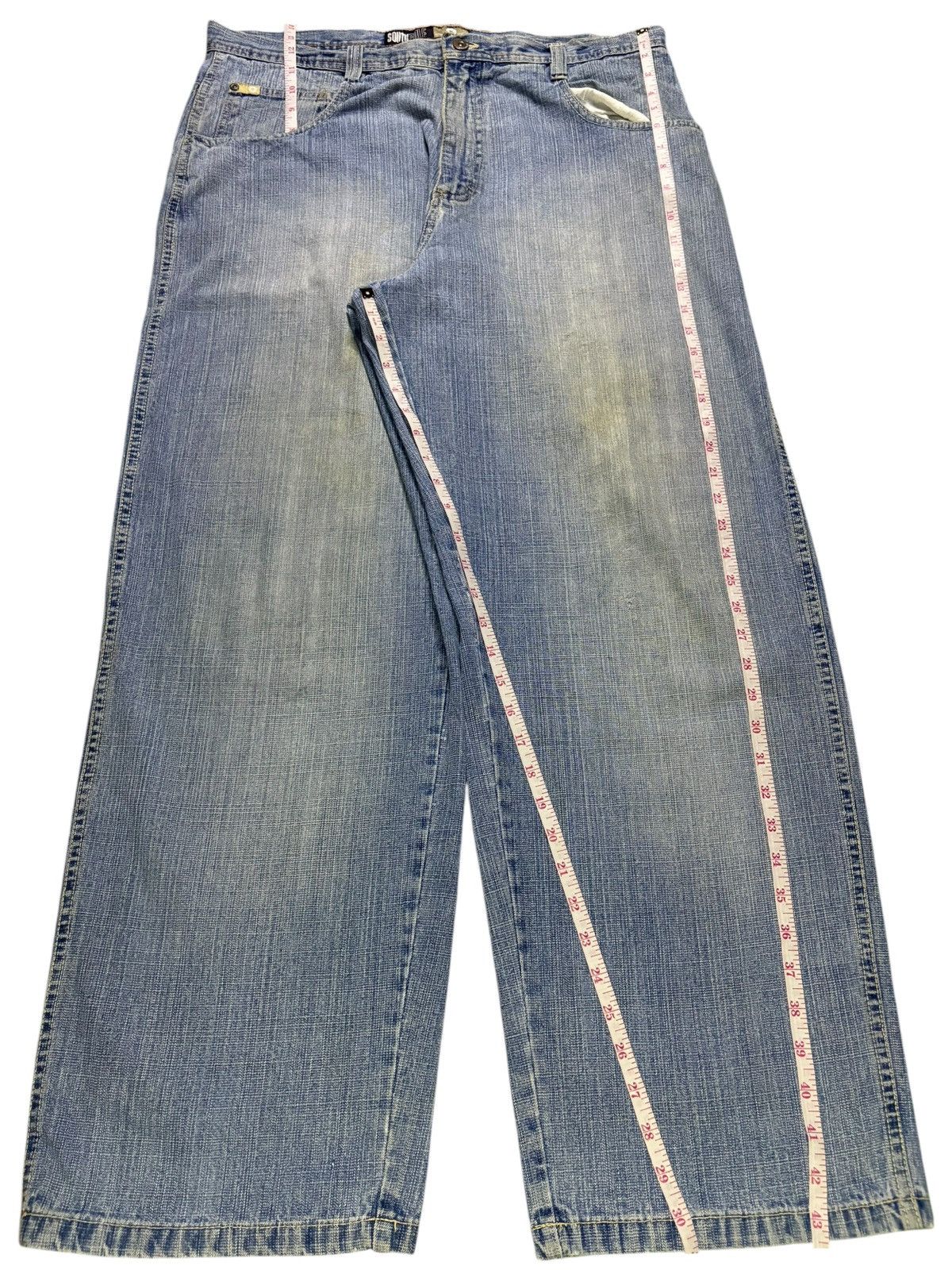 Southpole Vintage Southpole Mud Wash Wide Leg Baggy Jeans Size US 38 / EU 54 - 13 Thumbnail