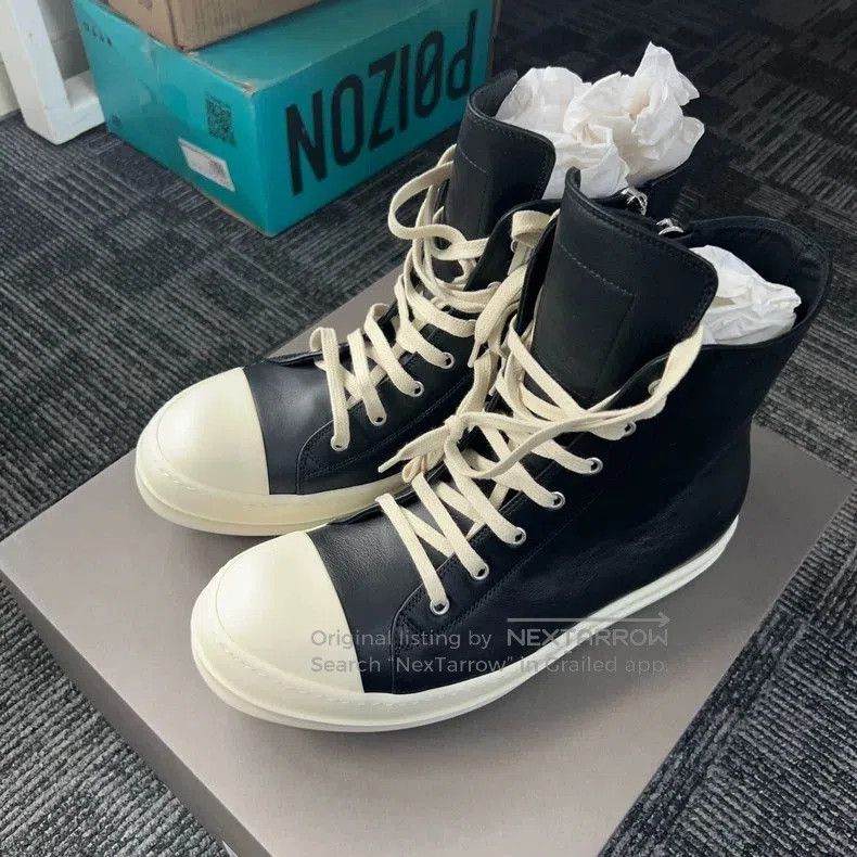 Rick Owens Rick Owens High. Size US 10 / EU 43 - 3 Thumbnail