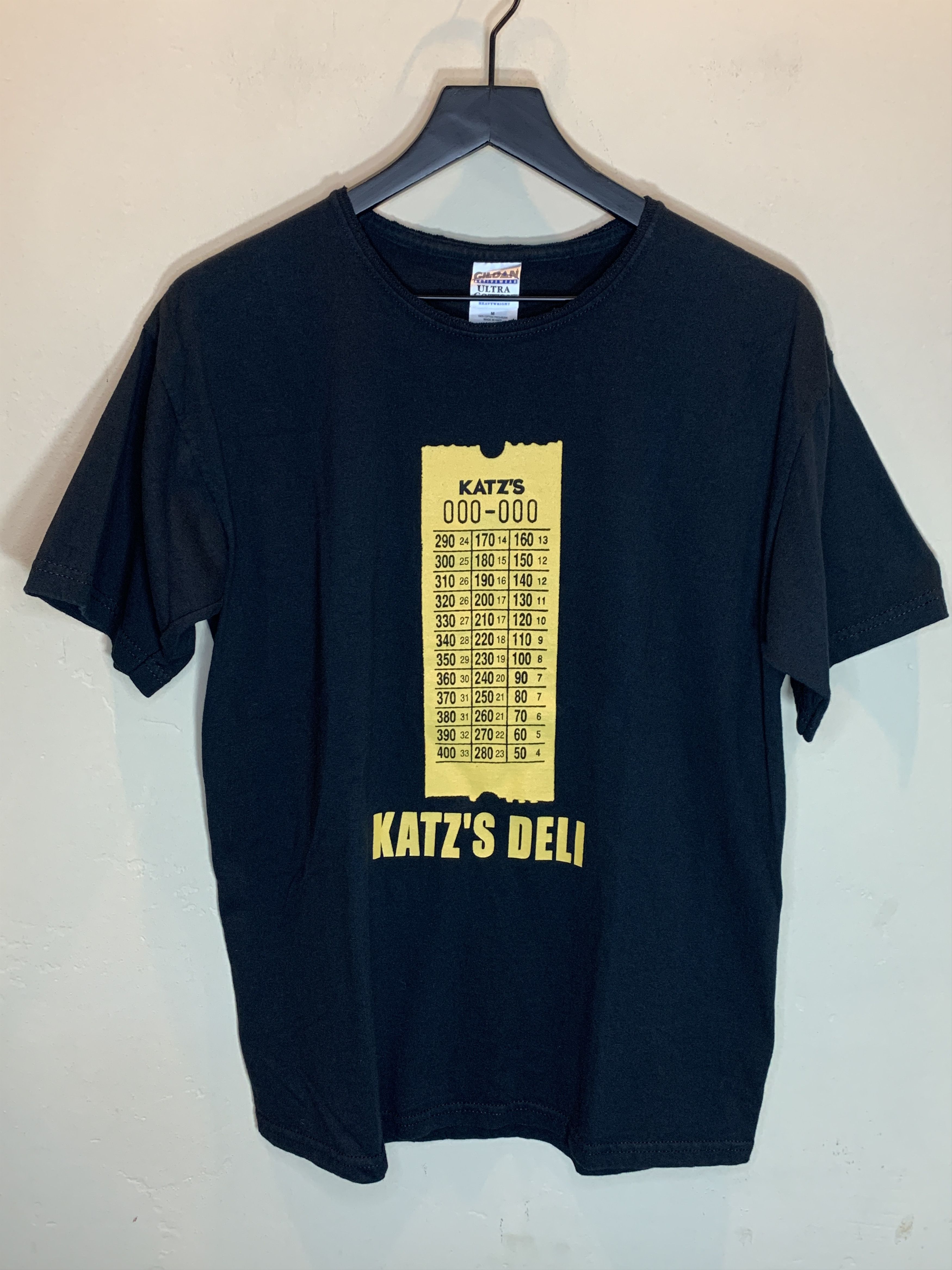Vintage RARE Vintage 90s Katz’s Deli Art NYC Brisket Pastrami Shirt Size US M / EU 48-50 / 2 - 1 Thumbnail