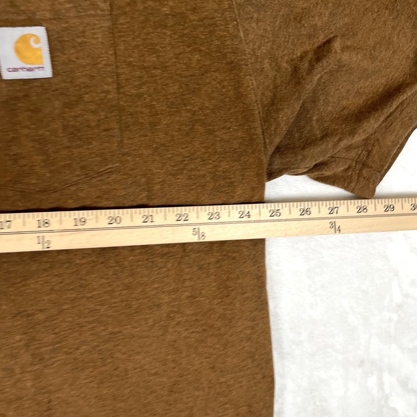 Carhartt Carhartt Shirt 2XL Brown Pocket T-Shirt Crew Neck Short Sleeve Men's K87 Vintage 90s Grunge Work Wear Size US XXL / EU 58 / 5 - 6 Thumbnail