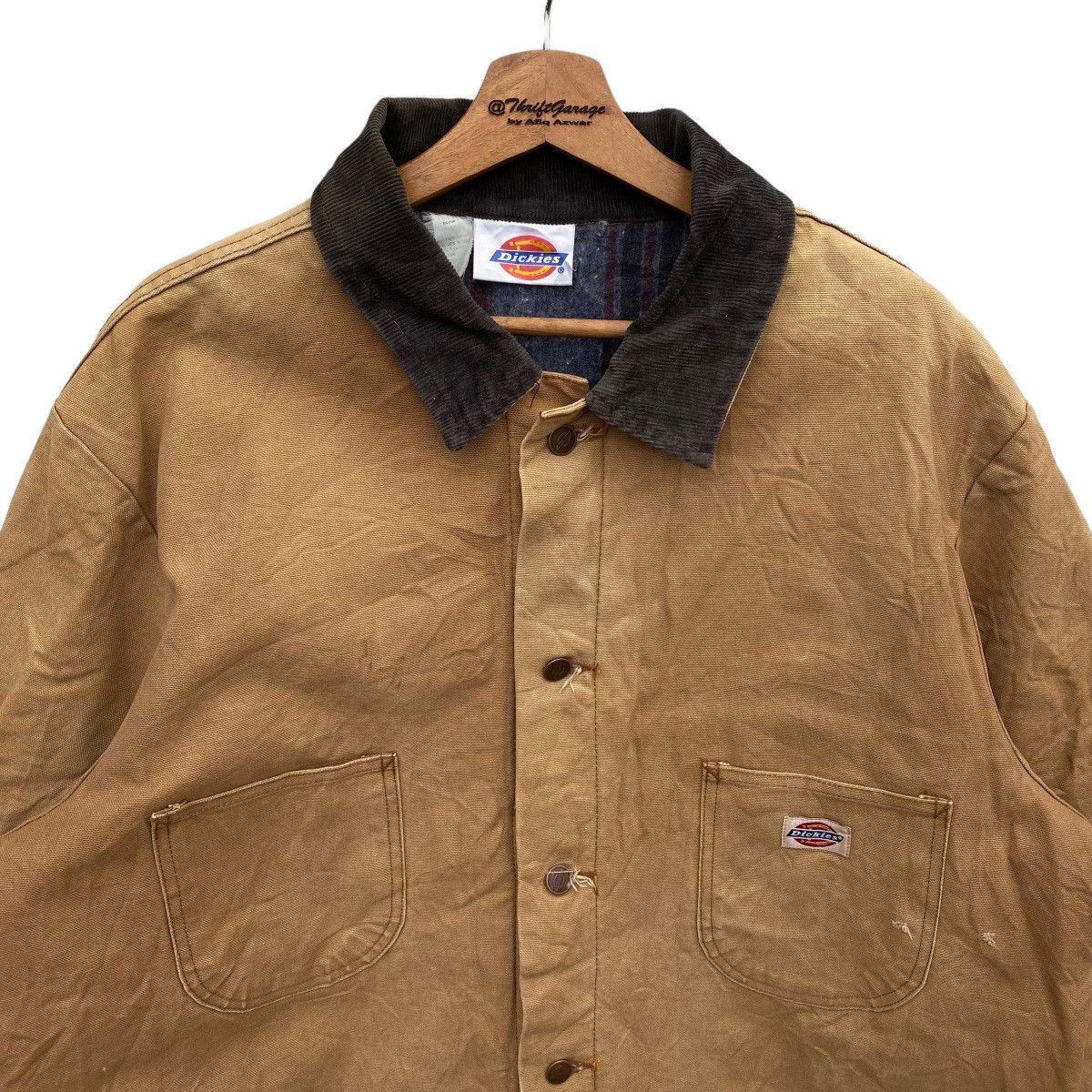 Dickies Vtg Dickies Workwear Oversized Detroit Chore Jacket Size US XXL / EU 58 / 5 - 2 Thumbnail