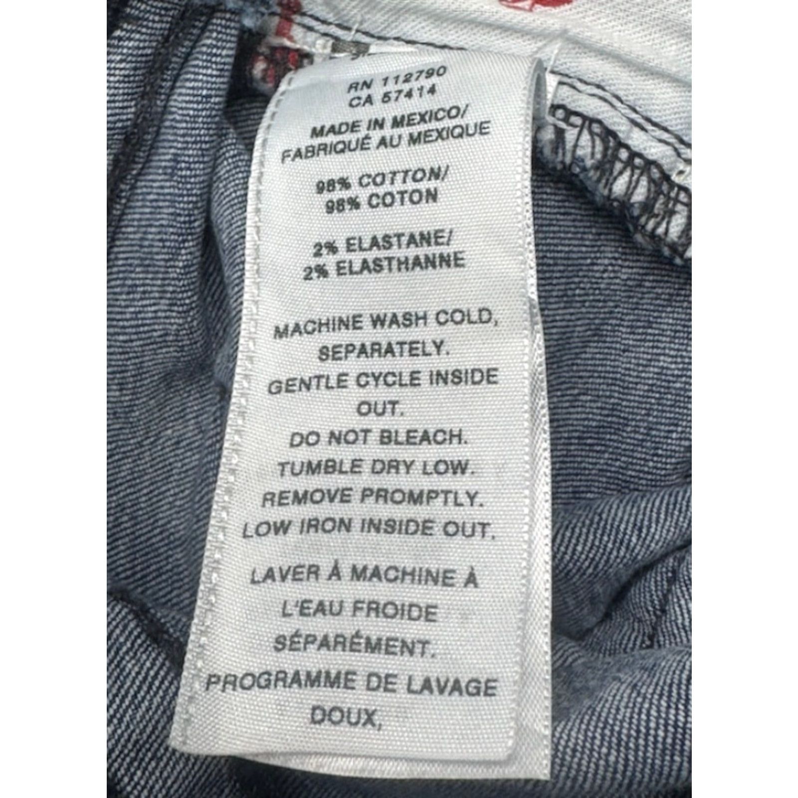 True Religion VINTAGE True Religion Ricky Jeans Men's 32x33 Blue Denim Relaxed Straight 6221 Size US 32 / EU 48 - 7 Thumbnail