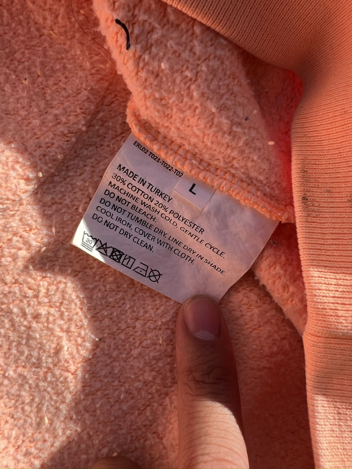 ERL ERL Orange Swirl Hoodie Size US L / EU 52-54 / 3 - 6 Thumbnail