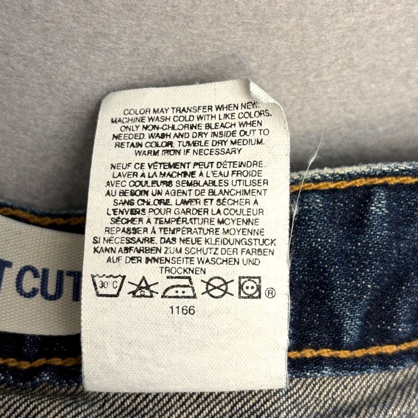 Gap VINTAGE Gap Jeans 12 LONG Blue Y2K Boot Cut Mid Rise Stretch Denim Size 34" / US 12 / IT 48 - 7 Thumbnail