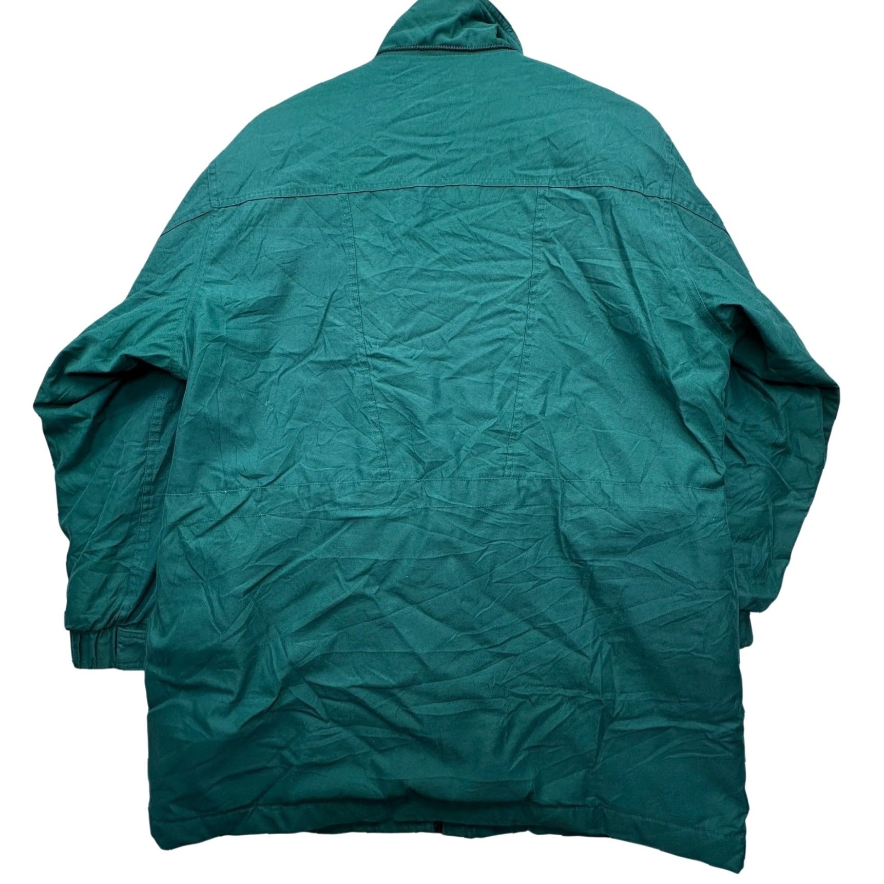 Vintage VINTAGE Woolrich Parka Hooded Jacket Womens Medium Pockets Green Purple Pockets Lined Jacket Womens Medium Green Purple Pockets Lined Size M / US 6-8 / IT 42-44 - 7 Thumbnail