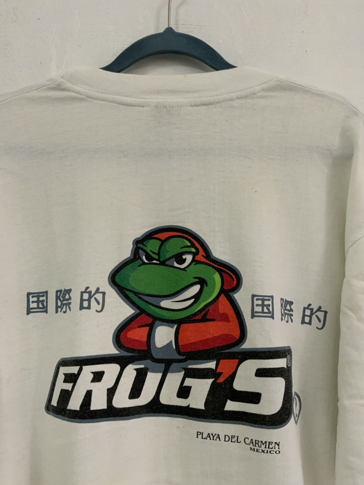 Vintage Vintage Playa Del Carmen Frog Tee Size US XXL / EU 58 / 5 - 8 Thumbnail