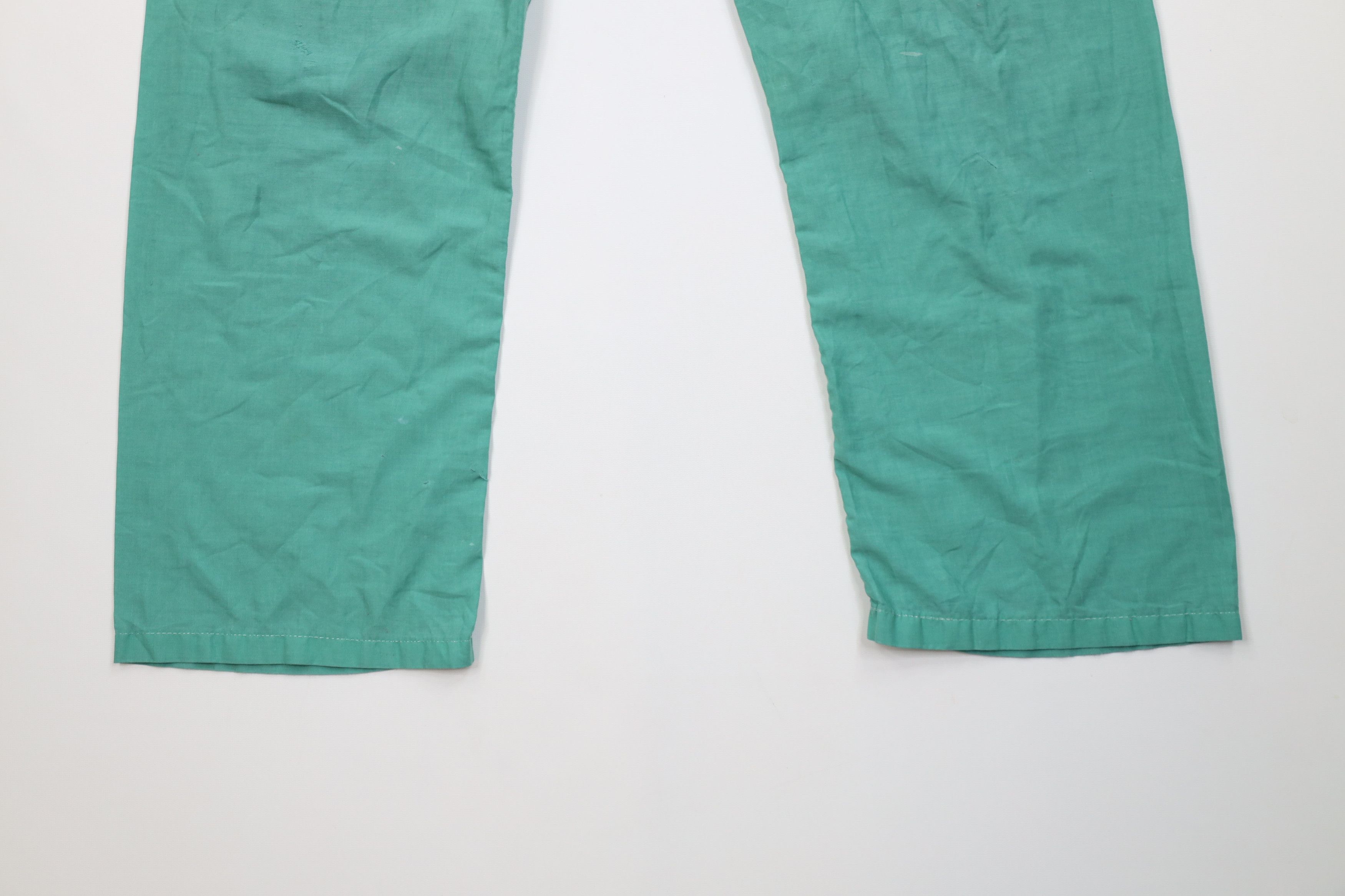 Vintage Vintage 60s Mens Blank Hospital Scrubs Wide Leg Pants USA Size US 34 / EU 50 - 4 Thumbnail