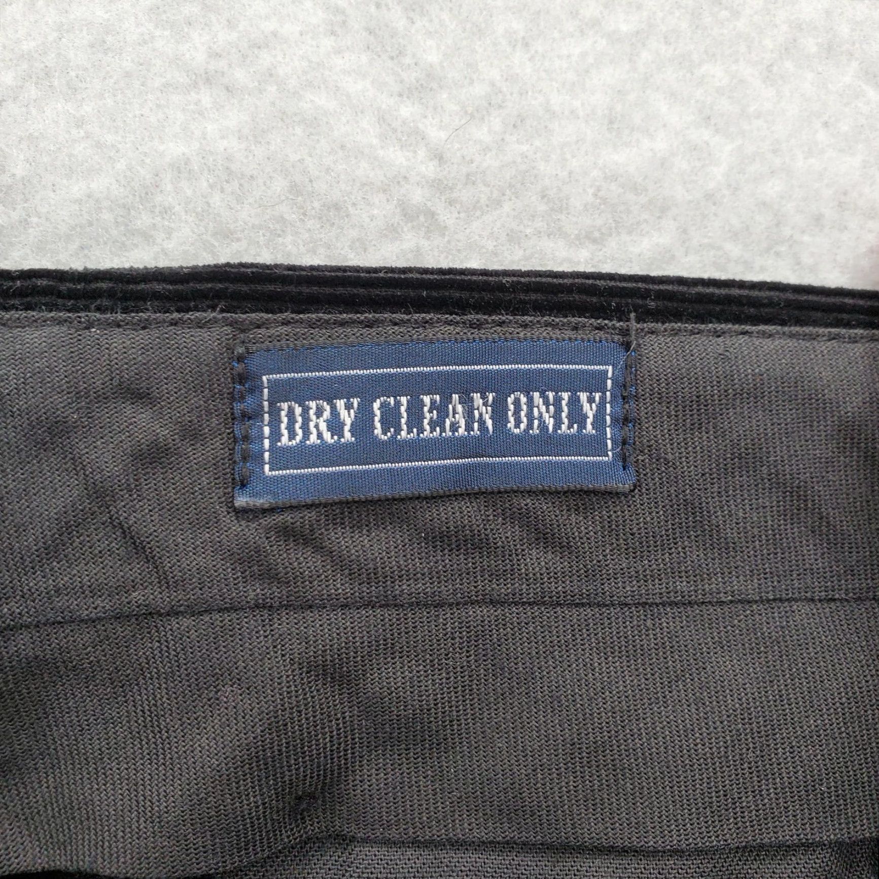 Polo Ralph Lauren VINTAGE Polo Ralph Lauren Corduroy Pants Mens 38x30 Black Button Fly Cuffed VTG Size US M / EU 48-50 / 2 - 6 Thumbnail