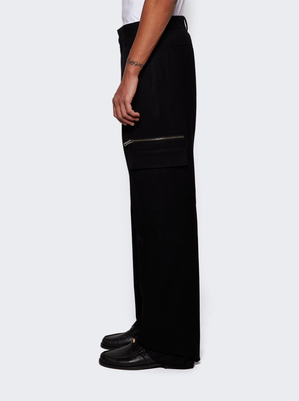 Givenchy o1mle0426 Formal Pant With Pocket Details in Black Size US 36 / EU 52 - 4 Thumbnail