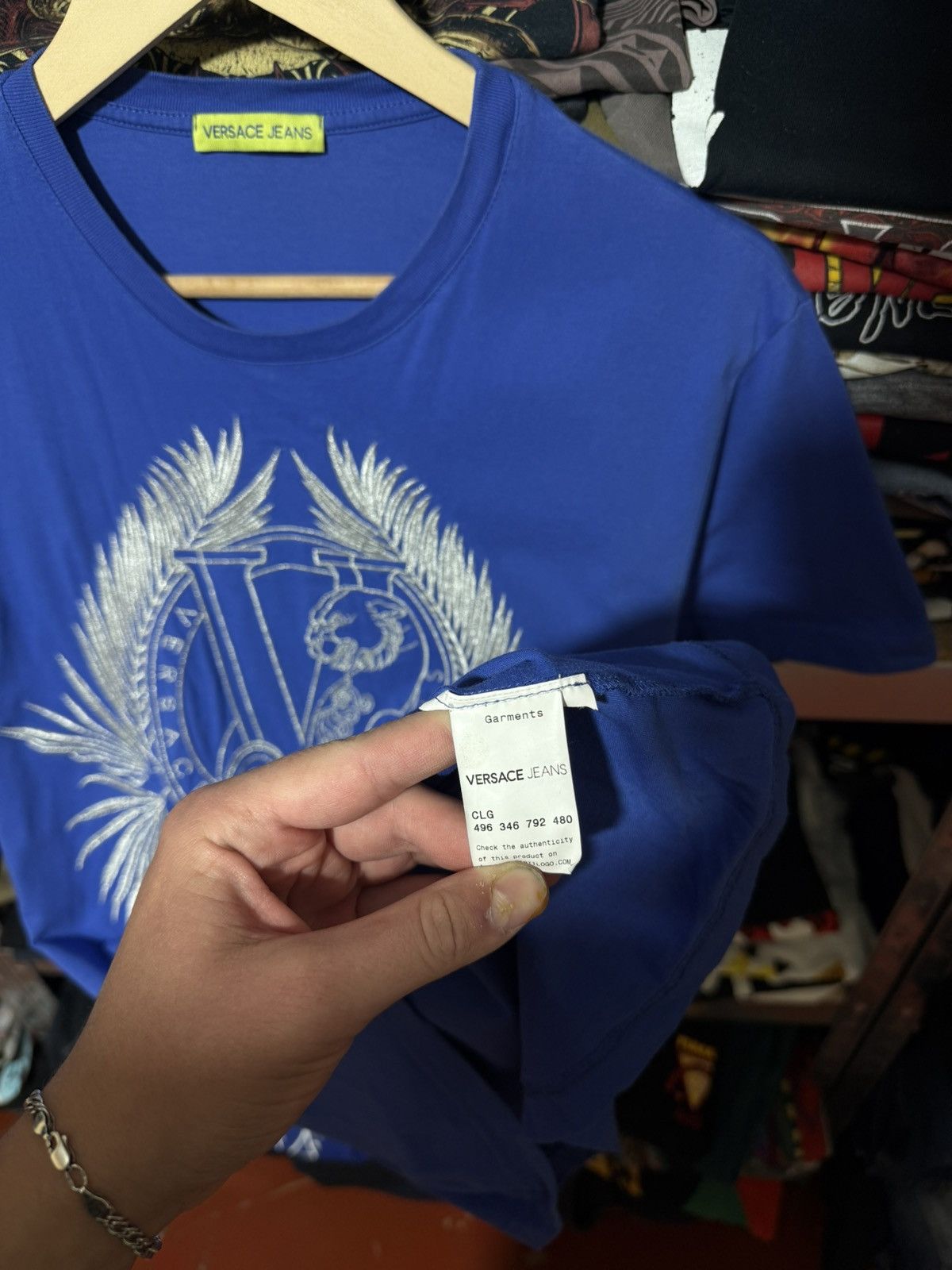 Versace Luxury Versace Jeans Embodied Logo T-Shirt Y2K Hype Size US M / EU 48-50 / 2 - 5 Thumbnail