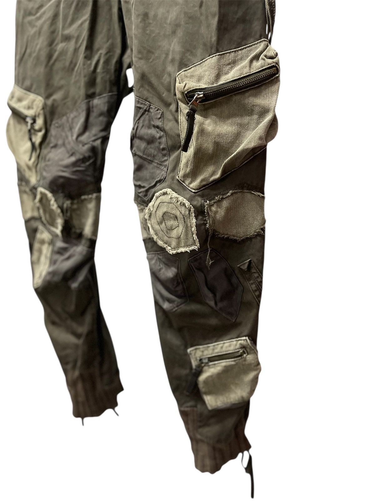 Marithe + Francois Girbaud 2000s Marithe+Francois Girbaud Bondage Cargo Pants Size US 32 / EU 48 - 5 Thumbnail