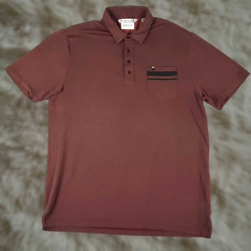 TravisMathew Travis Mathew Polo Shirt Mens XL Red Golf Casual Short Sleeve Shirt Size US XL / EU 56 / 4 - 1 Thumbnail