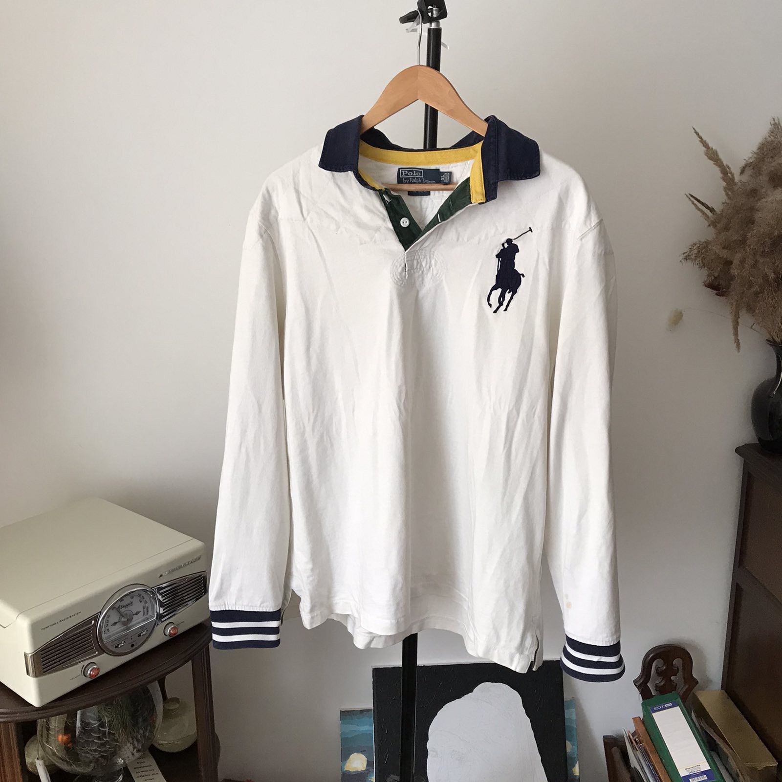 Polo Ralph Lauren Vintage Rugby Jersey Polo Ralph Lauren size XL big logo Size US XL / EU 56 / 4 - 1 Thumbnail