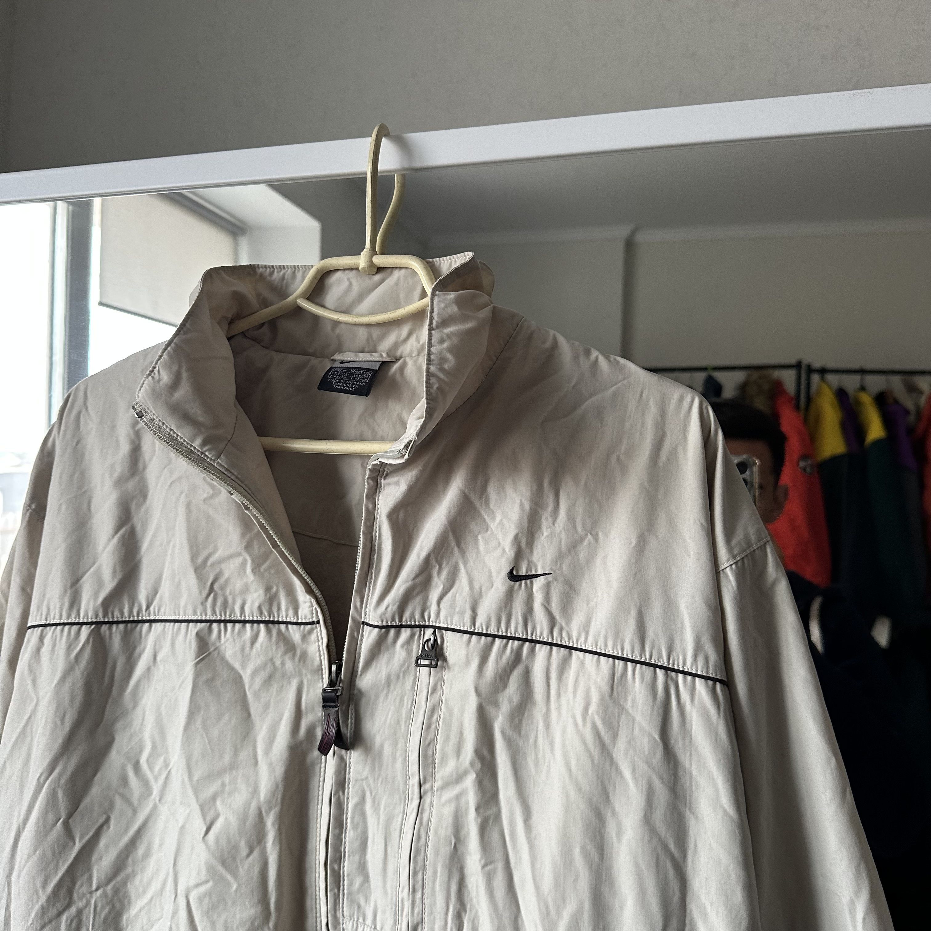 Nike Nike y2k Vintage Baggy Nylon Swoosh Logo Zip Track Jacket Size US M / EU 48-50 / 2 - 2 Thumbnail