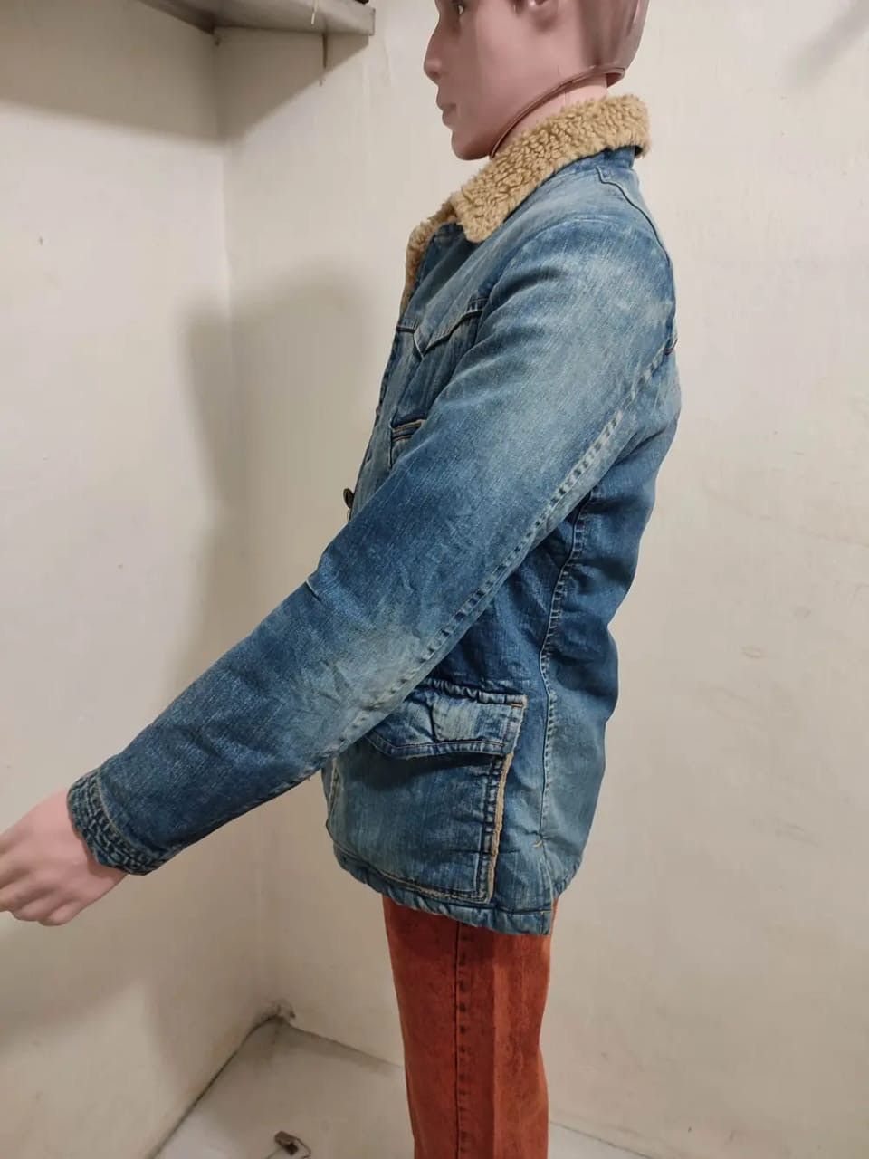 Number (N)ine Number Nine Denim Jacket Sherpa Size US M / EU 48-50 / 2 - 6 Thumbnail