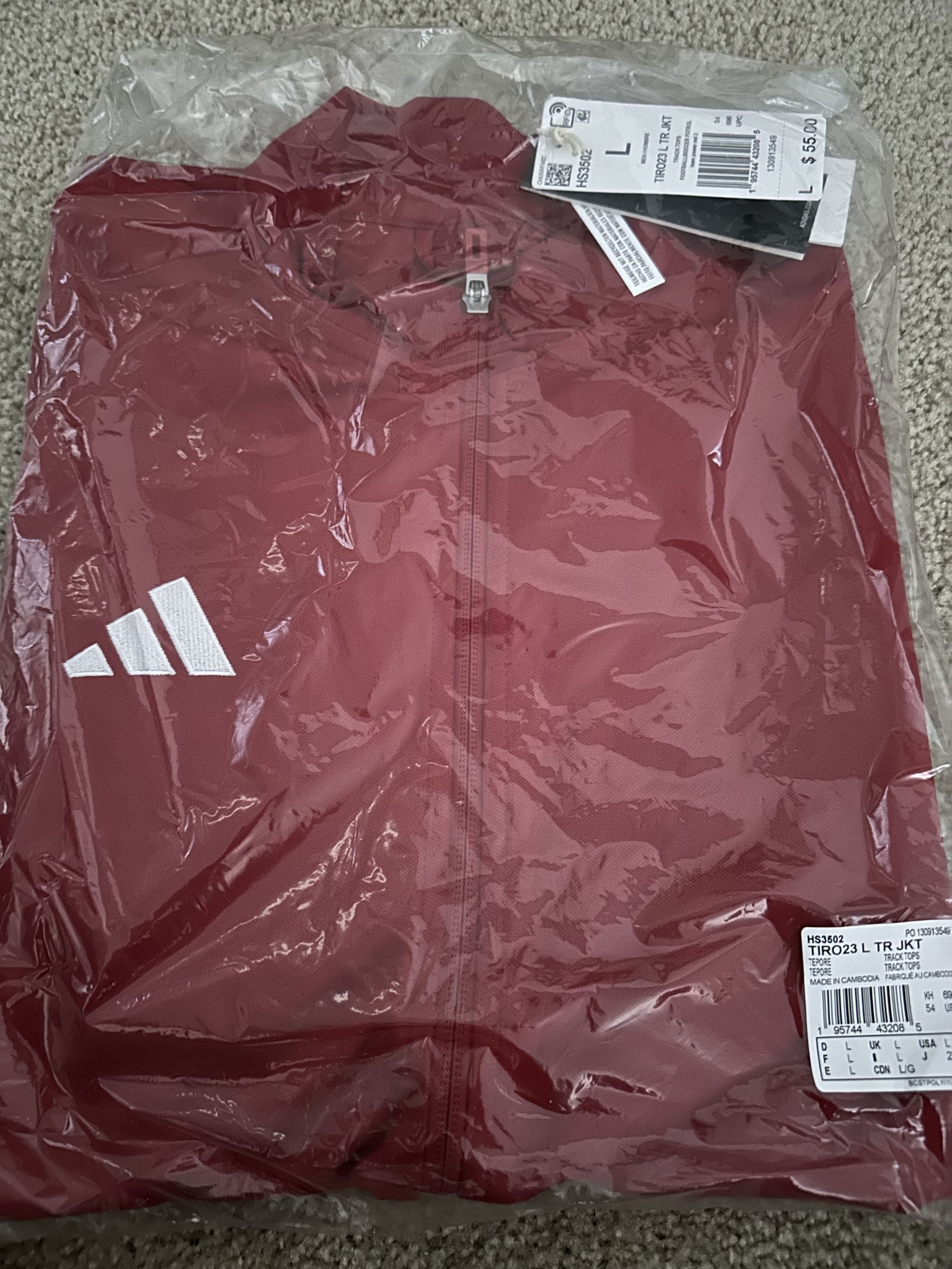 Adidas Tiro 23 League Training Jacket Red NEW Size US L / EU 52-54 / 3 - 1 Thumbnail