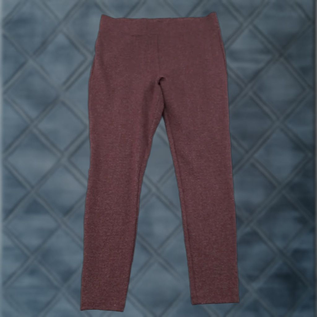 Ann Taylor Ann Taylor Loft Purple Skinny Ankle Pants Womens Large High Rise Pull On 33x27 Regular Deadstock? No — Vintage: No Size 36" / US 14 / IT 50 - 1 Thumbnail