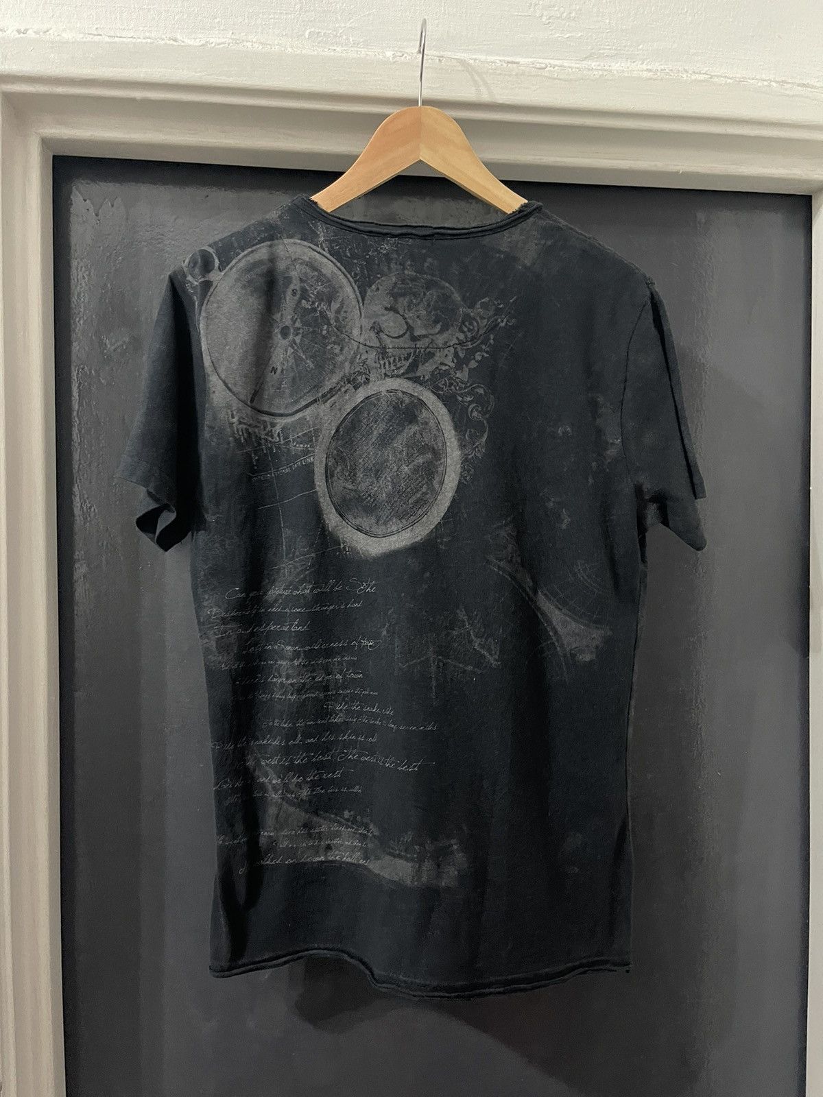 In The Attic IN THE ATTIC Changeabi Design Faded Style Punk Poem Tshirt Size US L / EU 52-54 / 3 - 9 Thumbnail