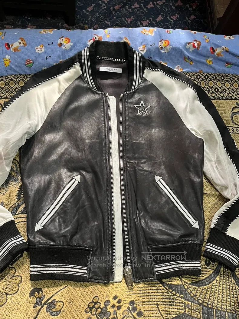 Givenchy Givenchy Size48 French Classic Retro Lamb Leather and Silk Size US M / EU 48-50 / 2 - 1 Thumbnail