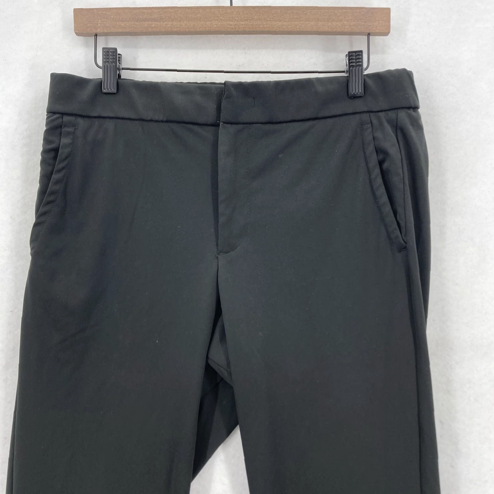 Bonobos Bonobos All Week Pants Mens Medium Black Dress Jogger Elastic Waist Tech Pocket Size US 31 - 2 Thumbnail