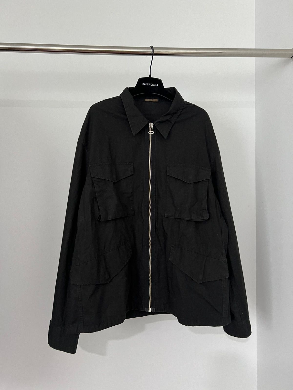 Pre-owned Yohji Yamamoto X Ys For Men Yohji Yamamoto Ys For Men Multi-pocket Work Jacket In Black