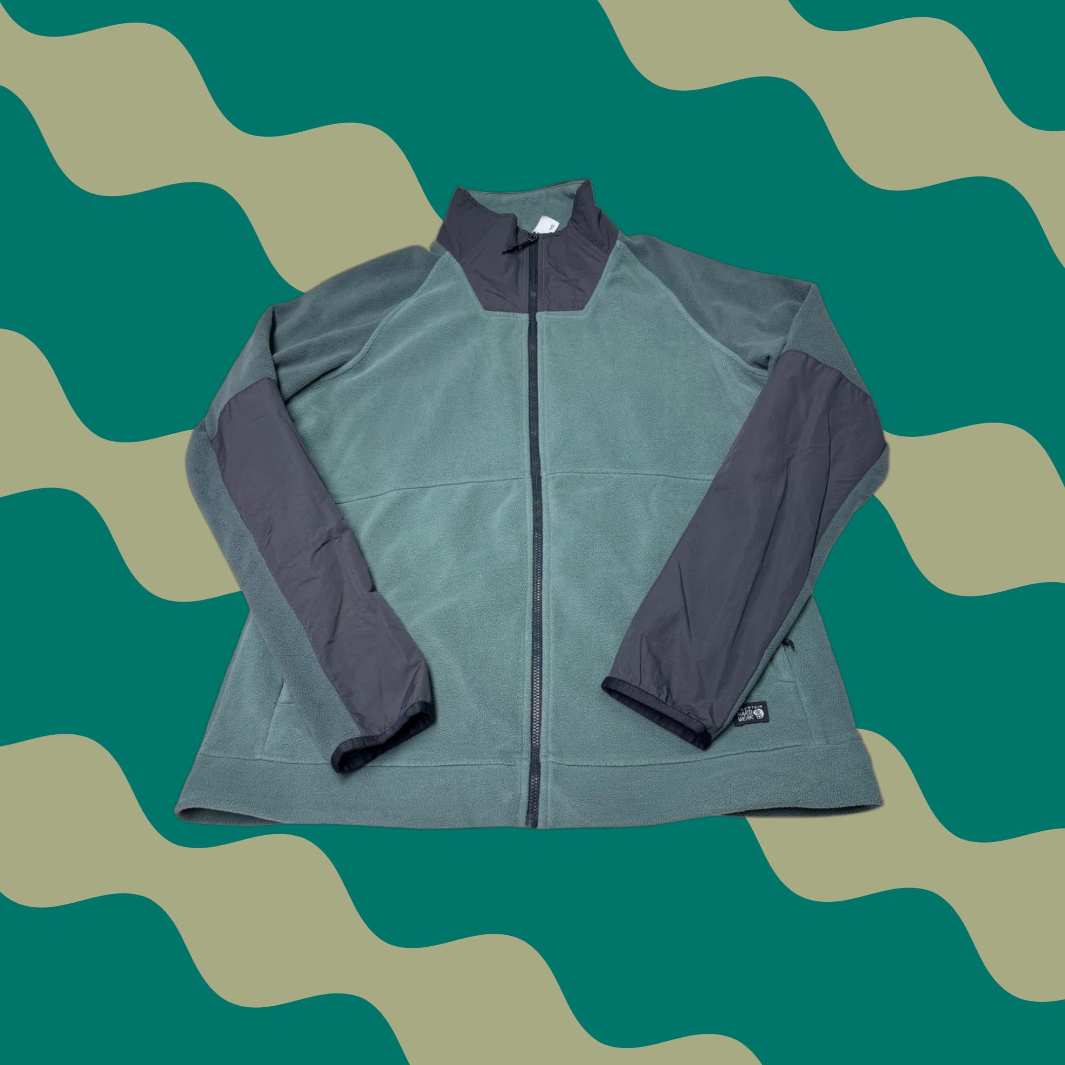 Mountain Hardwear Mountain Hardwear Womens Jacket Fleece Full Zip Green Large Size L / US 10 / IT 46 - 1 Thumbnail